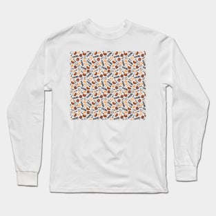 Sweet Cute Baking Art Pattern I Long Sleeve T-Shirt